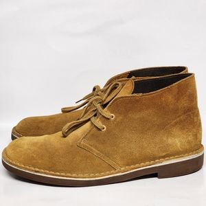 Clark’s Desert Boot ochre suede size 8.5 usa mens
